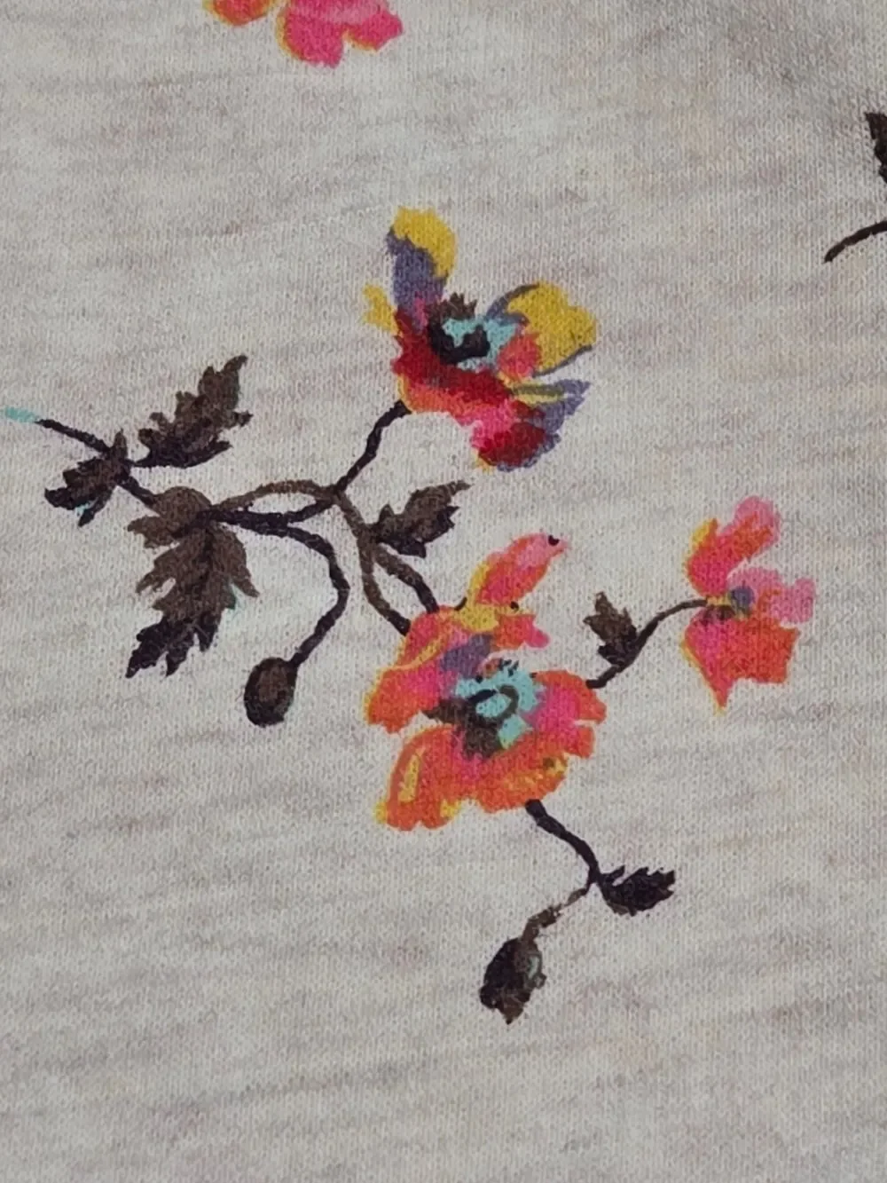 GAP Floral Dress Girls 3T Cozy Long Sleeve Terry Top Mixed Media Navy Skirt